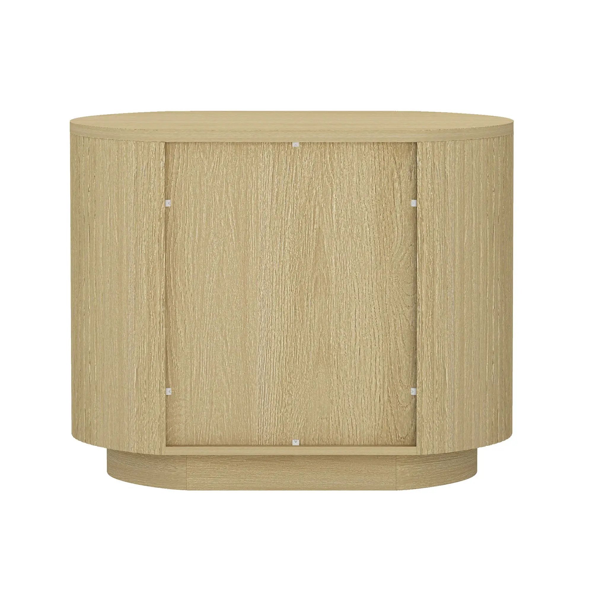 Olivia - Nightstand With 2 Drawers - Oak by HouseOfZazla