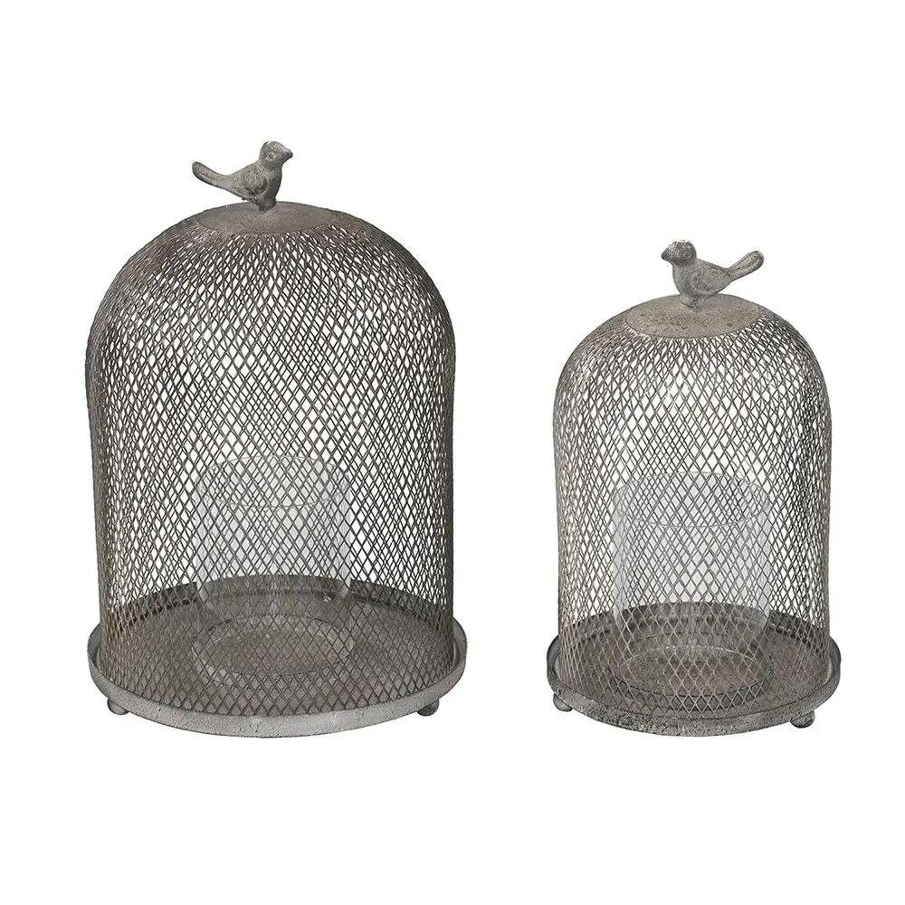 Ophira Sparrow Candle Holders (Set of 2) - Antique Gray by Unique Piece Furniture