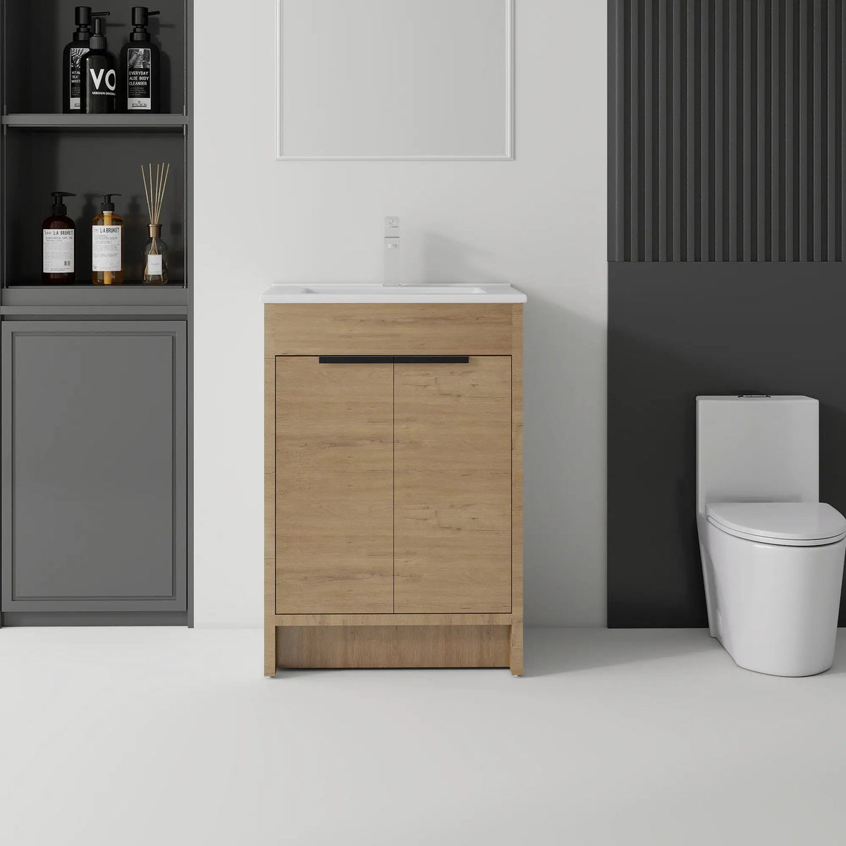 24 Inch Freestanding Bathroom Vanity with Sink by HouseOfZazla
