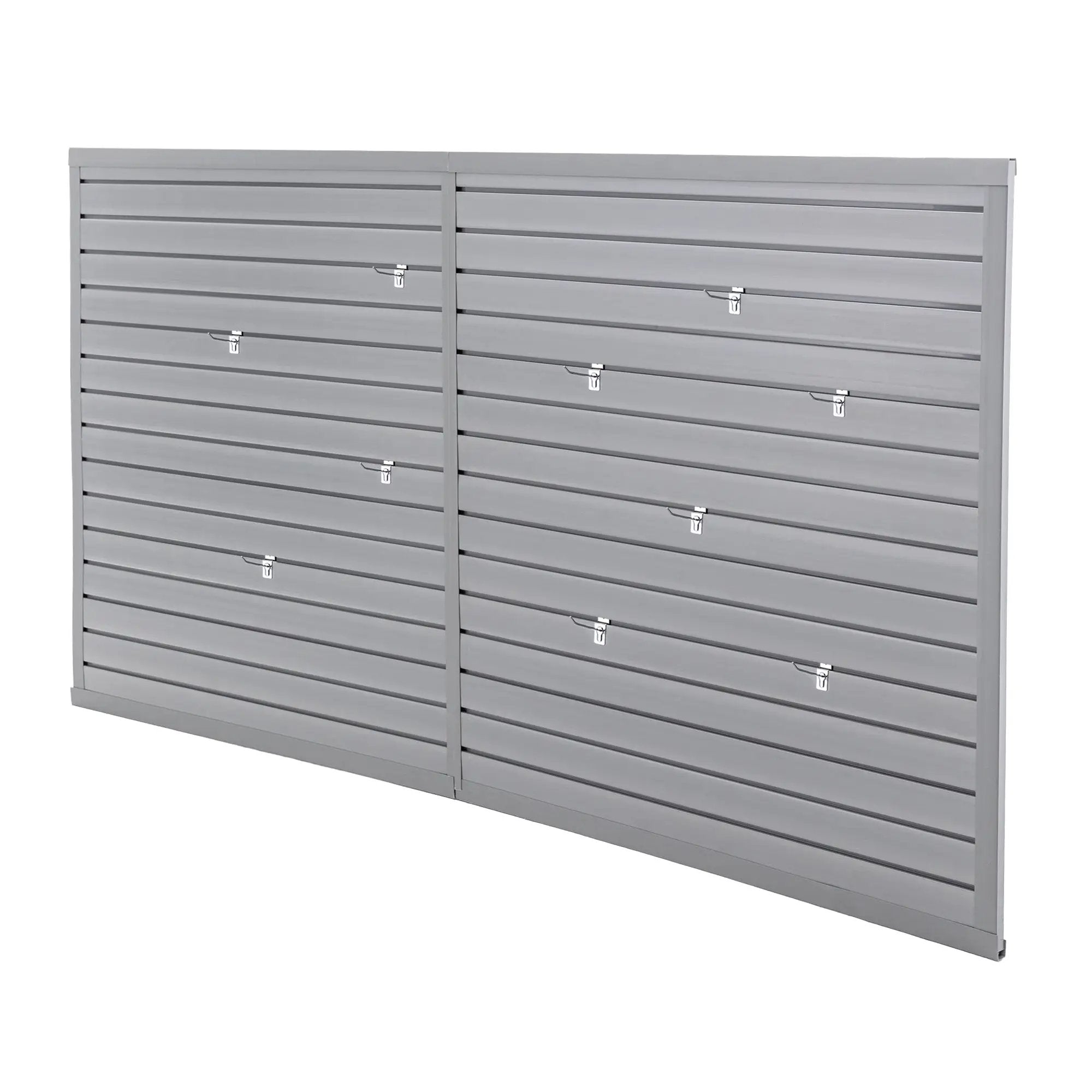 Heavy Duty PVC Slatwall Garage Organizer, 8ft x 4ft by HouseOfZazla