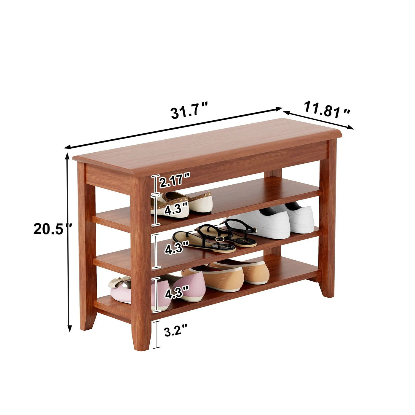 Multi Functional Double Layer Shoe Stool by HouseOfZazla