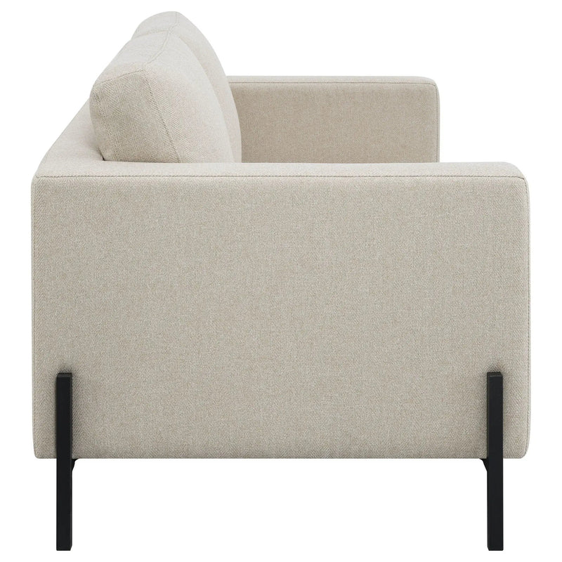 Dulcie - Loose Back Loveseat - Oatmeal by HouseOfZazla