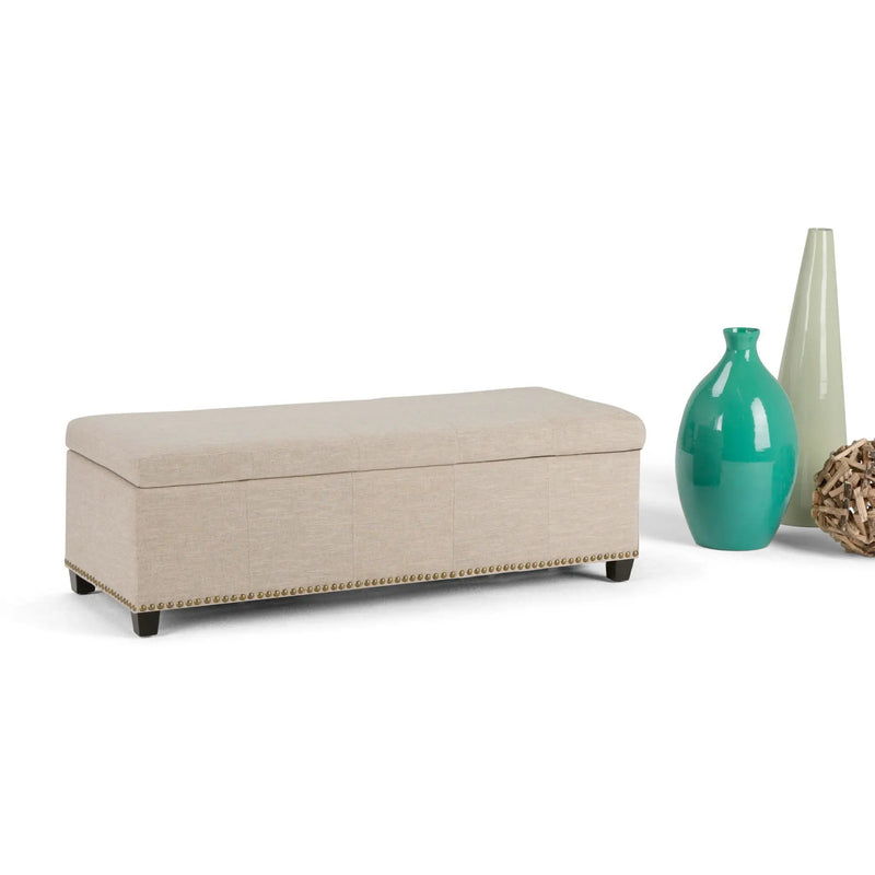 Kingsley - Upholstered Large Storage Ottoman by Unique Piece Furniture