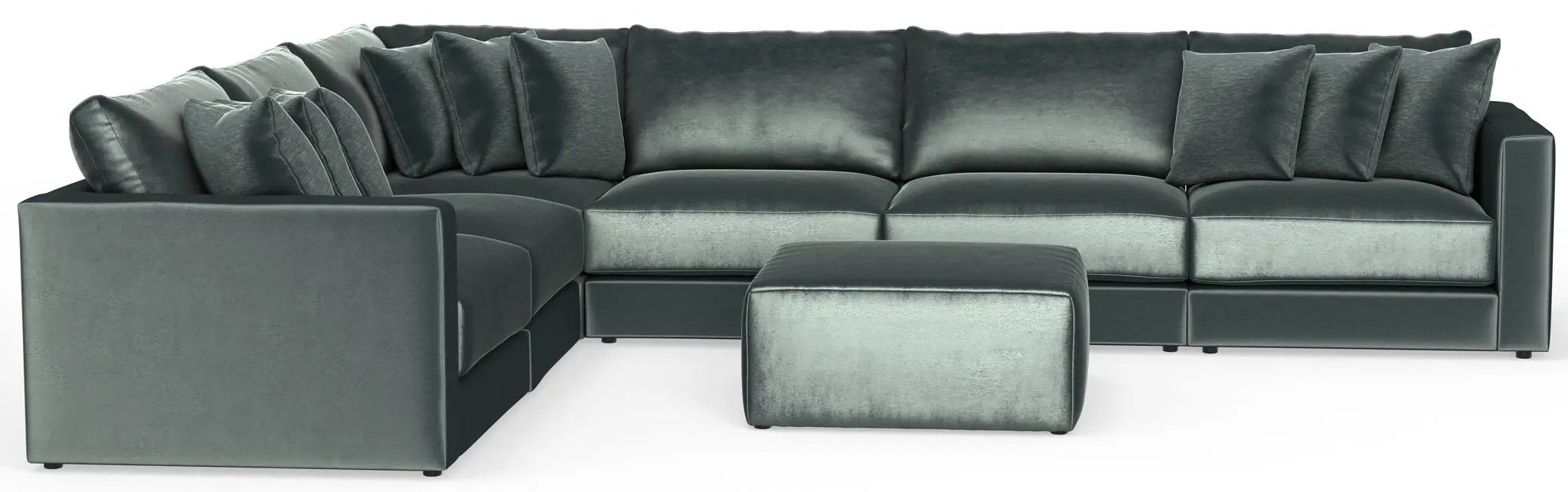Remington - Modular Sofa And Cocktail Ottoman by Unique Piece Furniture