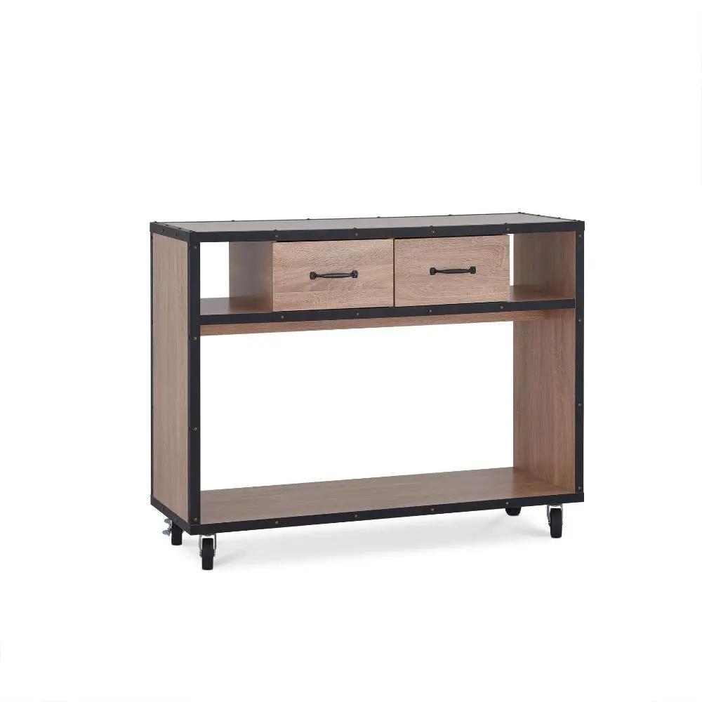 Bemis - Accent Table - Weathered Light Oak by Unique Piece Furniture