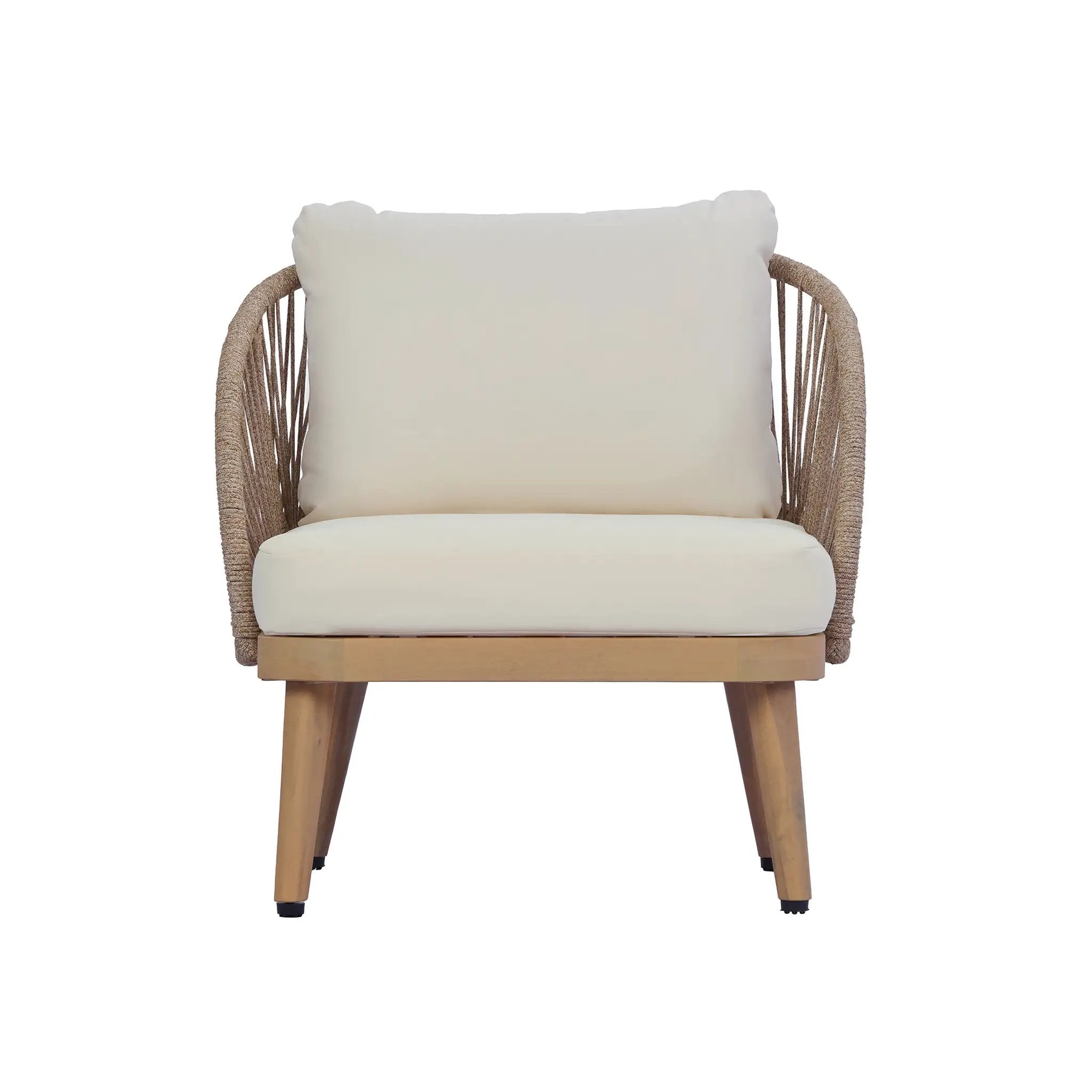 4-Piece Acacia Wood Patio Seating Set by HouseOfZazla