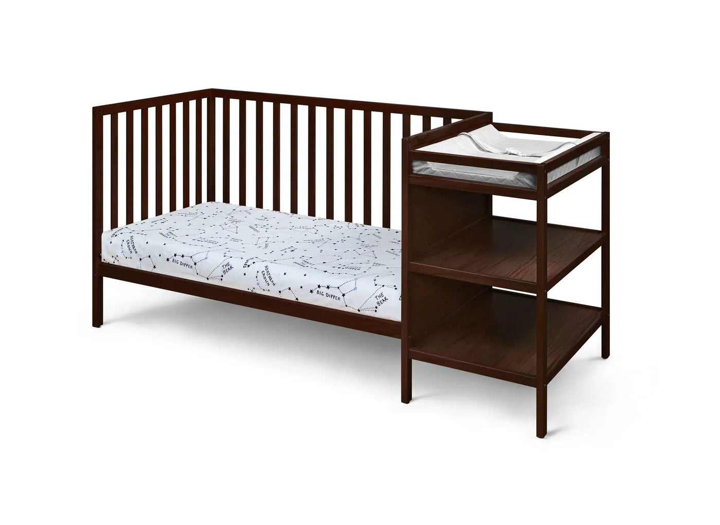 Palmer - 3-in-1 Convertible Crib / Changer Combo by Unique Piece Furniture
