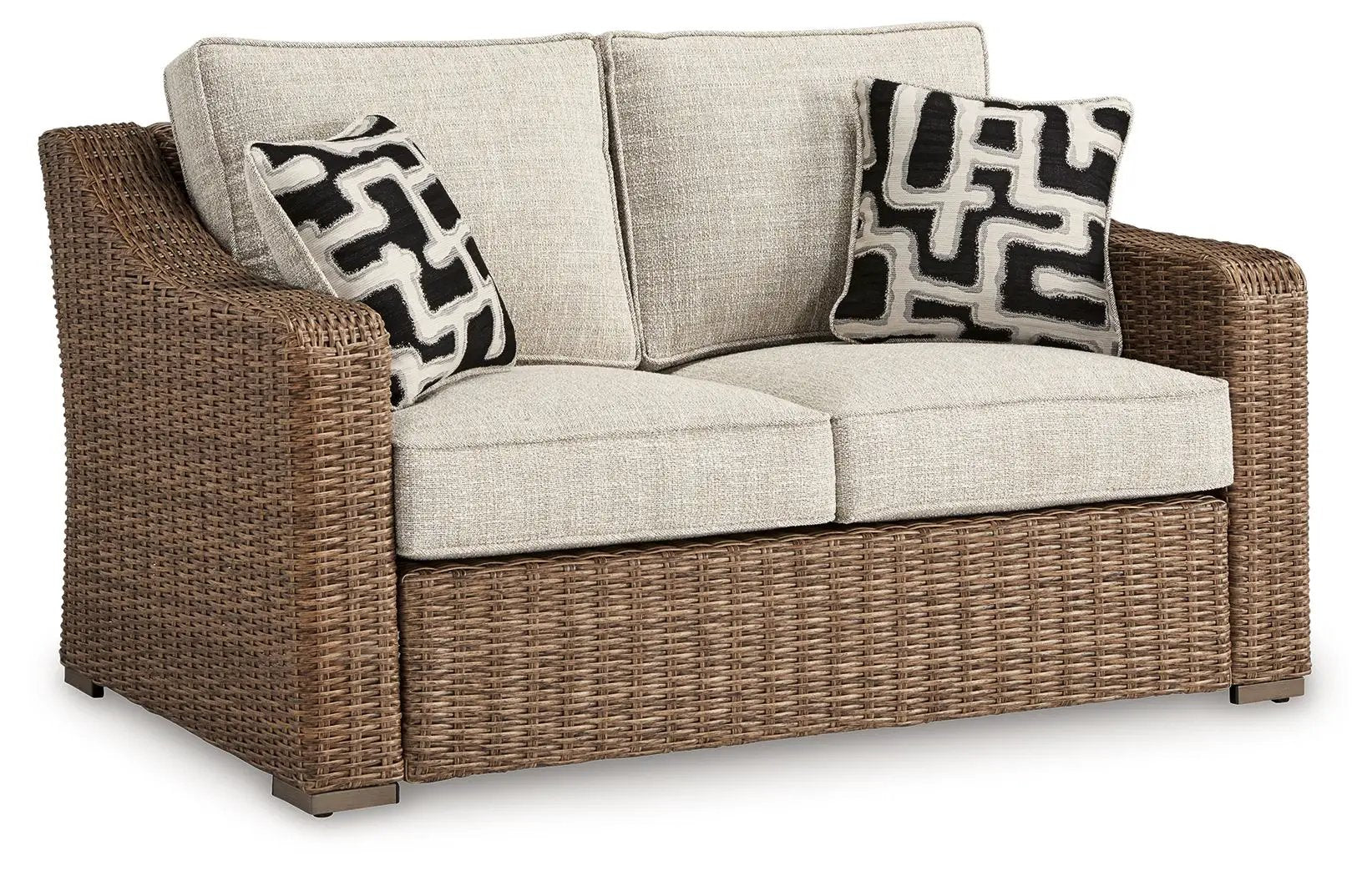 Beachcroft - Loveseat With Cushion - Beige by Unique Piece Furniture