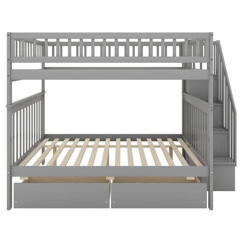 Bunk Bed With Staircase by HouseOfZazla