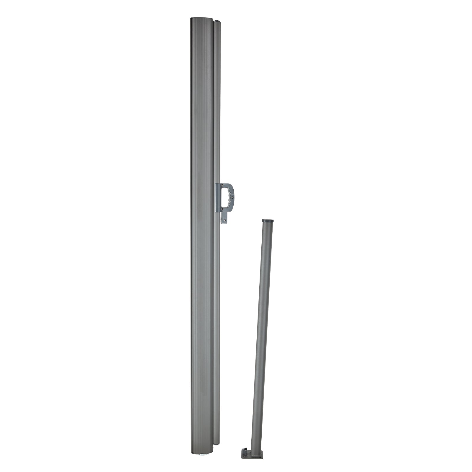 Retractable Side Awning, 71''-118'' Full Aluminum Rust-Proof Outdoor Privacy Screen by HouseOfZazla