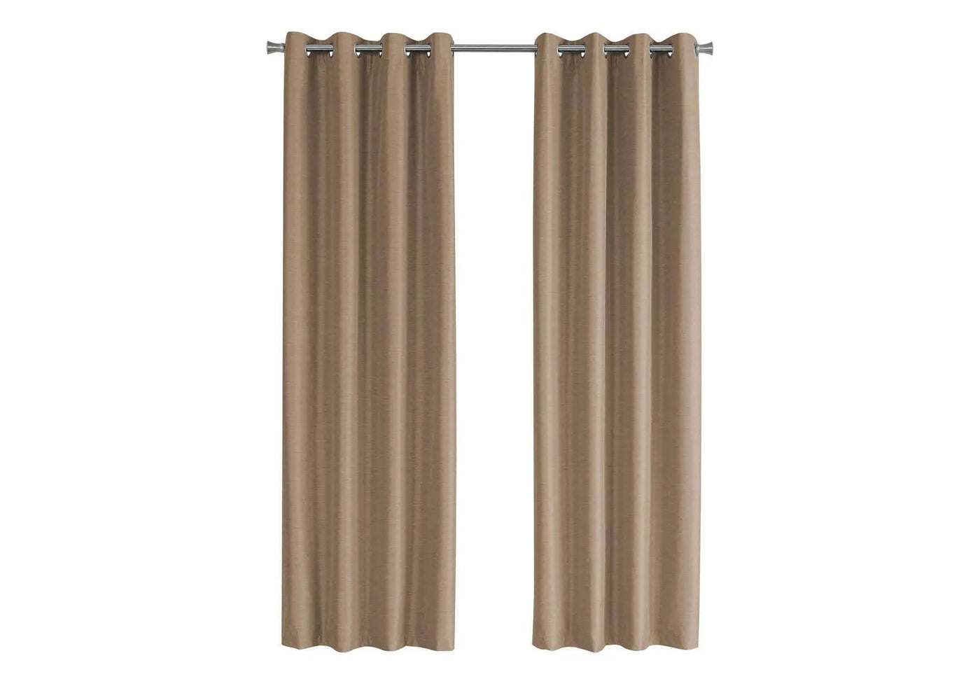 2 Pieces Set Room Darkening Curtain Panels with Grommet - Contemporary Style by HouseOfZazla