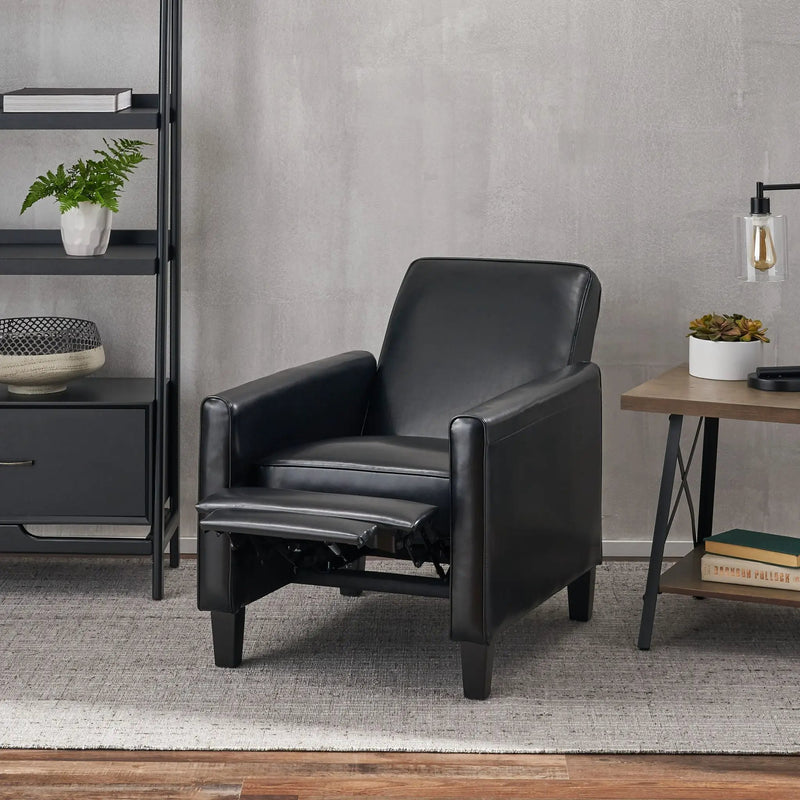 Upholstered Push Back Recliner Chair For Living Room by HouseOfZazla