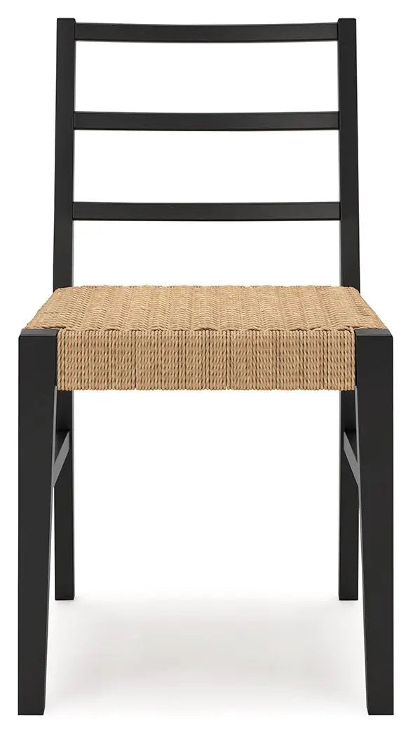 Isanti - Dining Room Side Chair (Set of 2) - Light Brown / Black by Unique Piece Furniture