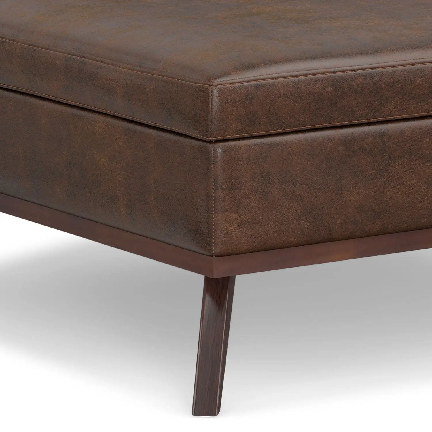 Owen - Multifunctional Square Coffee Table Storage Ottoman by Unique Piece Furniture