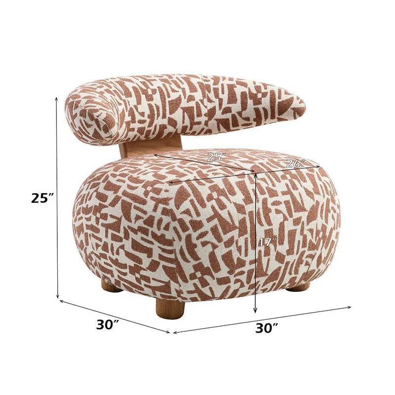 Lynn - Accent Chair - Brown by Unique Piece Furniture