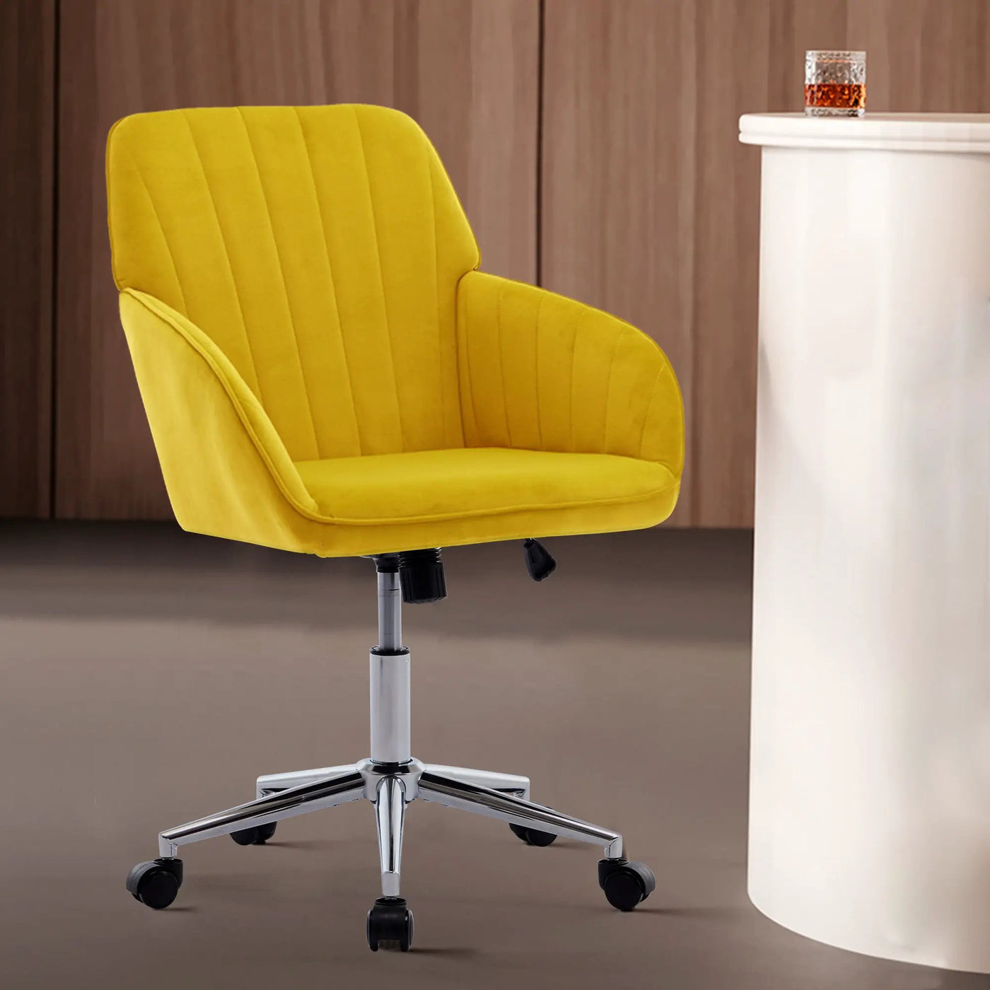 Adjustable Ergonomic Office Chair, Swivel Backrest Seat by HouseOfZazla