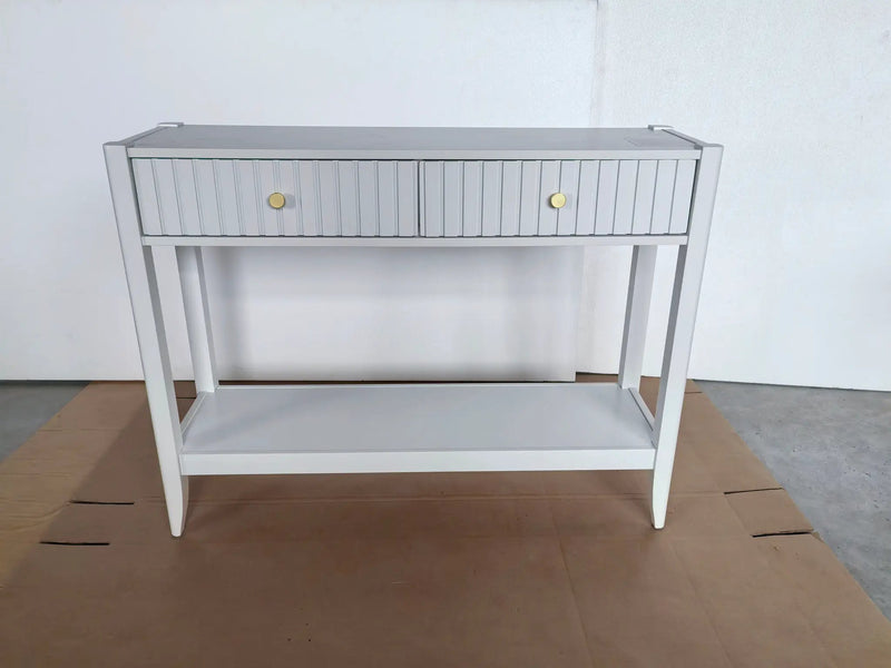 29.53" Tall Console Table with Drawers and Storage Shelf by HouseOfZazla