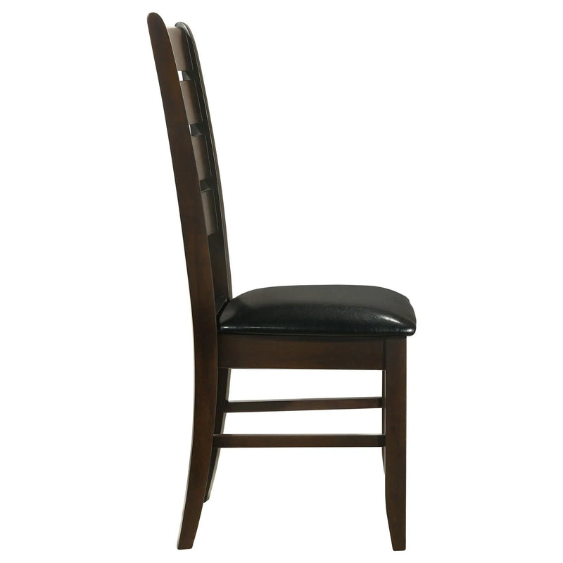 Padded Seat Side Chairs With Tapered Slats (Set of 2) by HouseOfZazla