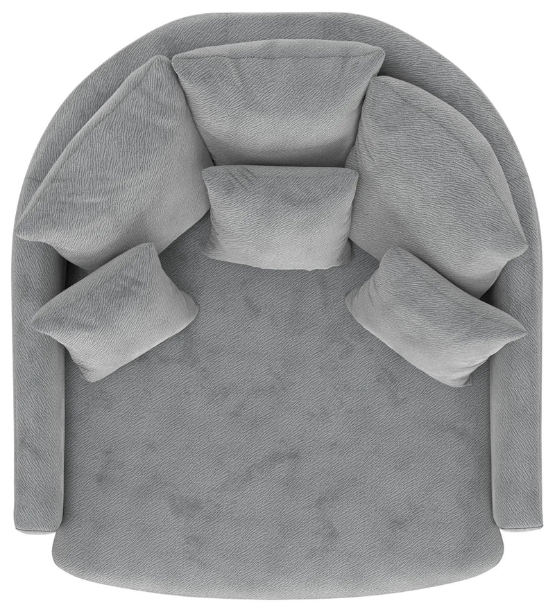 Matty - Round Accent Cuddle Chaise by Unique Piece Furniture