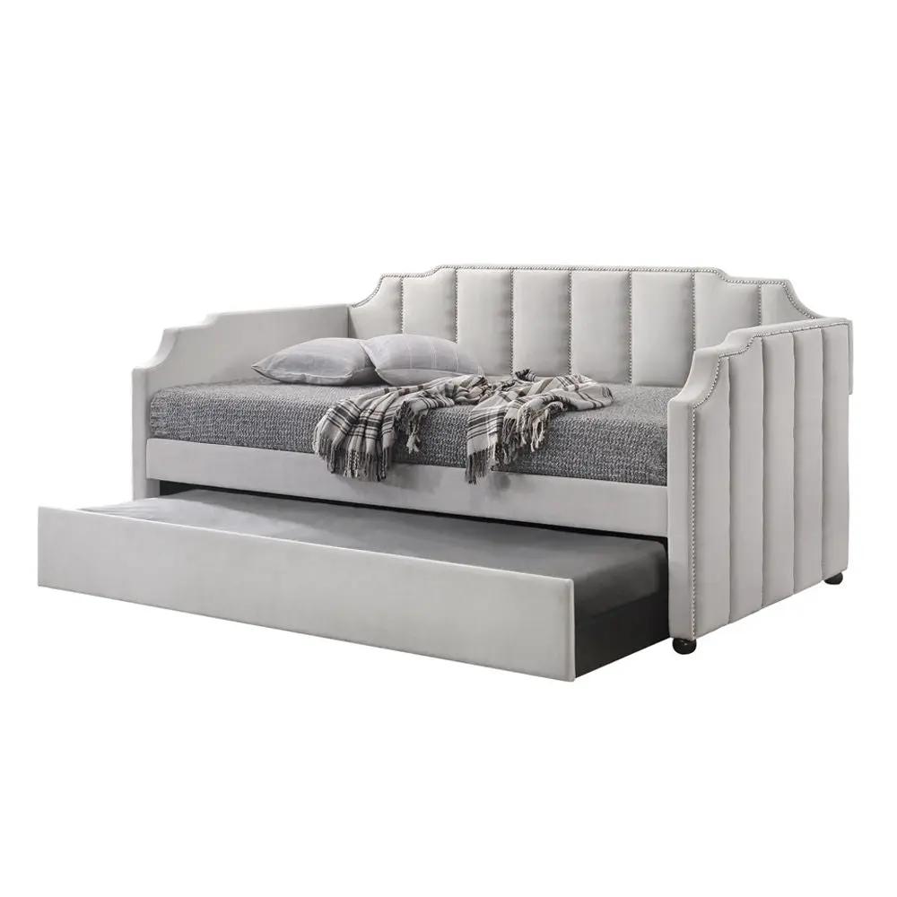 Peridot - Twin Daybed With Trundle - Dove Gray by Unique Piece Furniture