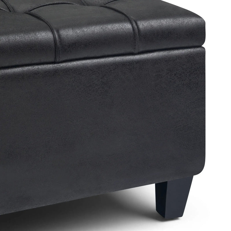 Harrison - Upholstered Coffee Table Storage Ottoman by HouseOfZazla