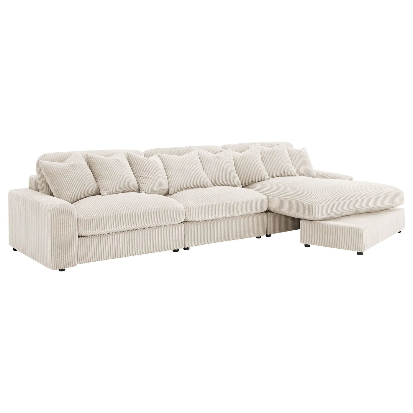 Cassidy - Upholstered Sectional Sofa With Reversible Cushions by HouseOfZazla