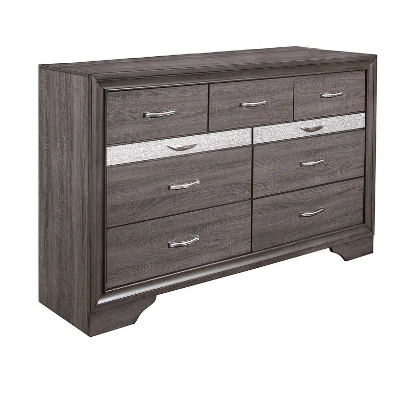 Ryder - Sparkle Dresser - Gray by Unique Piece Furniture