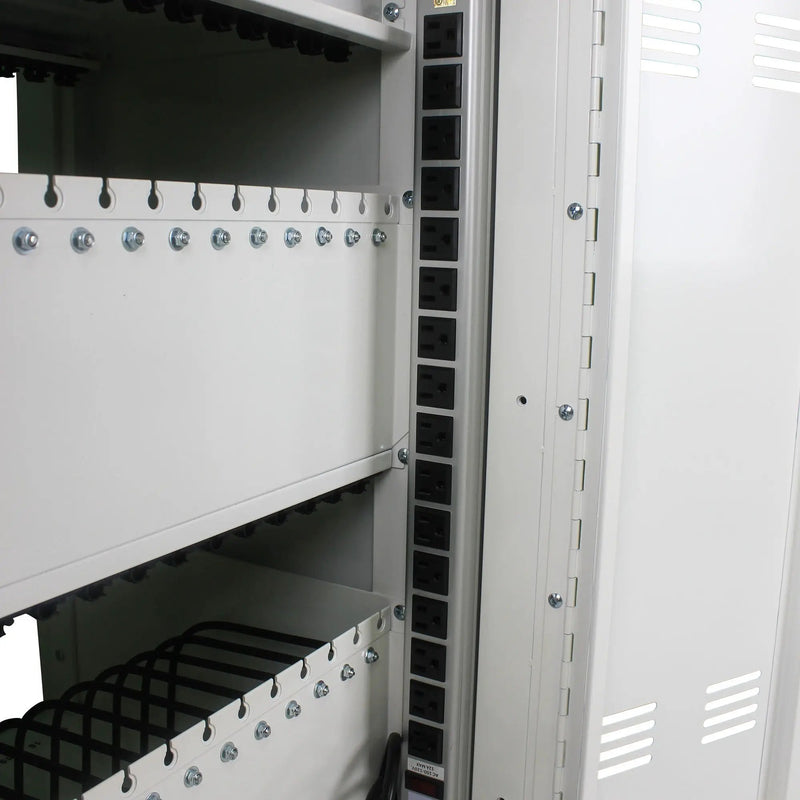 Mobile Charging Cart And Cabinet For Tablets Laptops 30 Device With Combination Lock by HouseOfZazla
