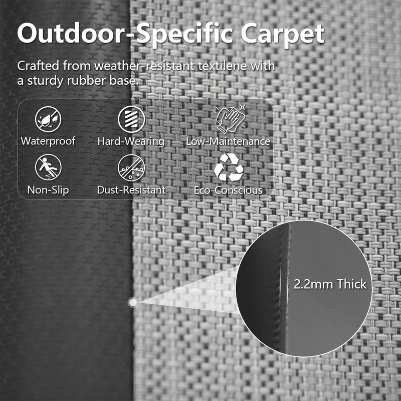 8x14Ft Resin Outdoor Storage Shed with Carpet by HouseOfZazla