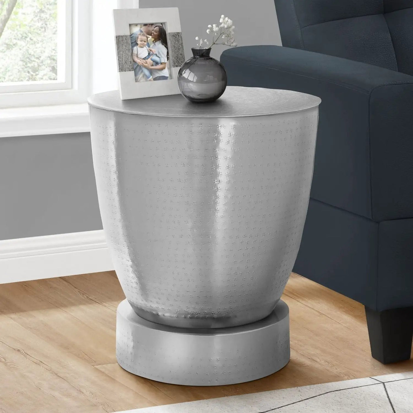 Drum Accent Side Table, Contemporary & Modern Design by Unique Piece Furniture