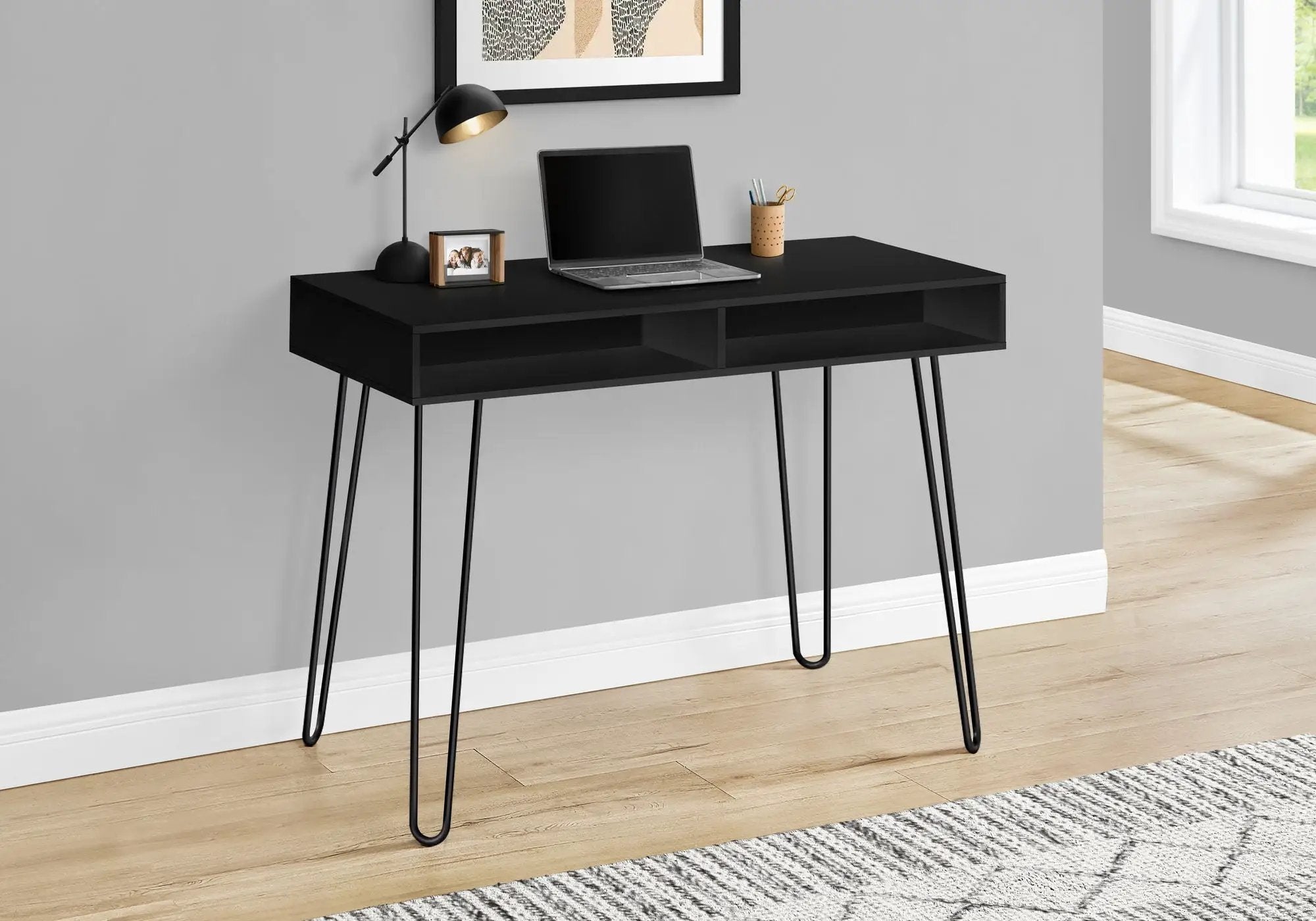 Computer Desk, Home Office, Laptop, Left And Right Set-Up, Storage Drawers, Work, Contemporary, Modern by Unique Piece Furniture