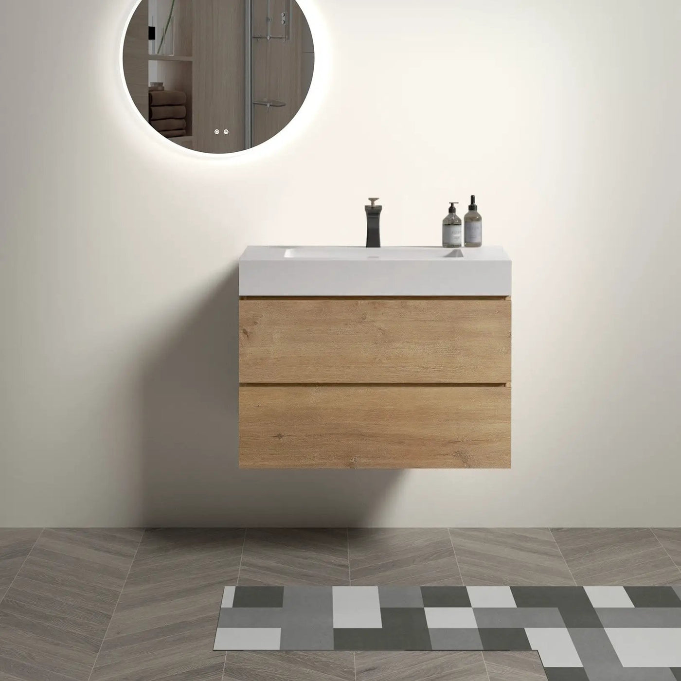 Alice Wall Mounted Bathroom Vanity with Sink by HouseOfZazla