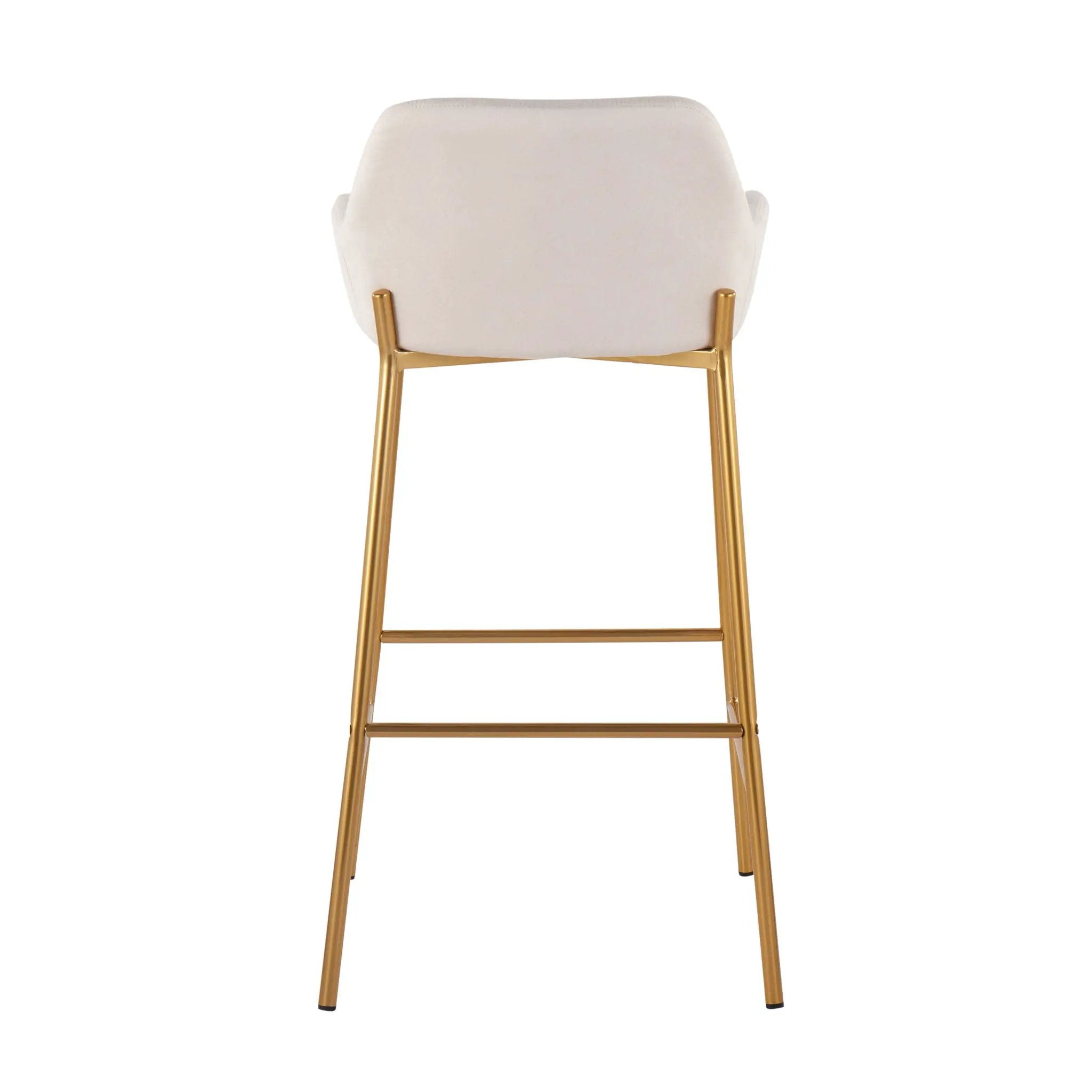 Daniella - Contemporary / Glam Fixed Height Bar Stool (Set of 2) by Unique Piece Furniture