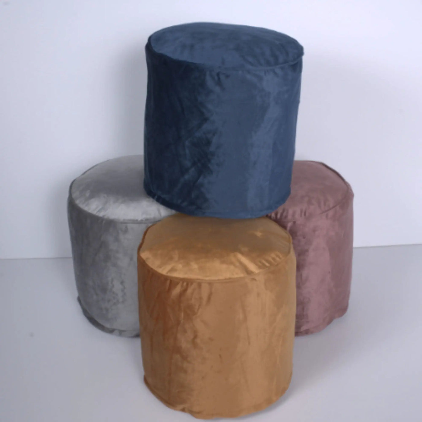 Shimon - Cylinder Pouf Ottoman And Floor Cushion by HouseOfZazla