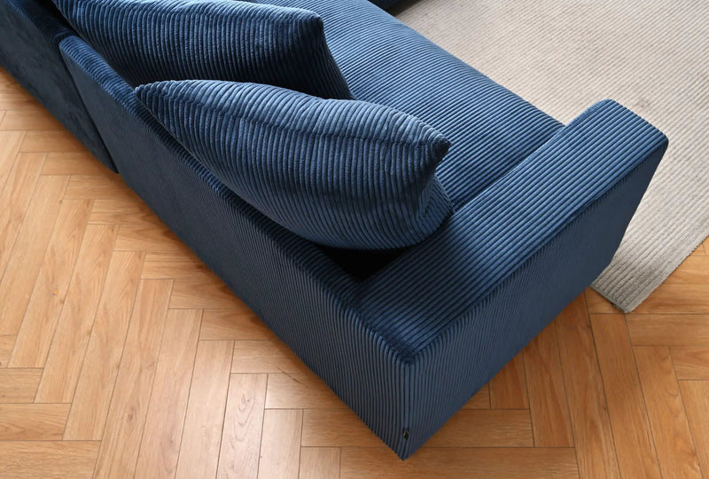 Luxe - Oversized 2 Piece Sectional Couches For Living Room, L Shaped Sofa With Chaise by HouseOfZazla