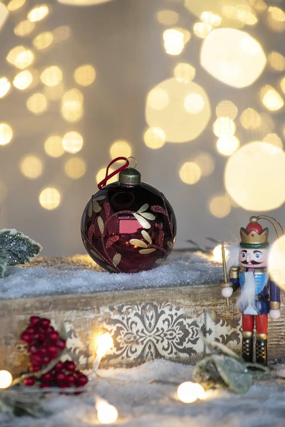 Christmas Ball Glass Decorative Hanging Ball Christmas Tree Ornaments, For Holiday Party Decorations by Unique Piece Furniture