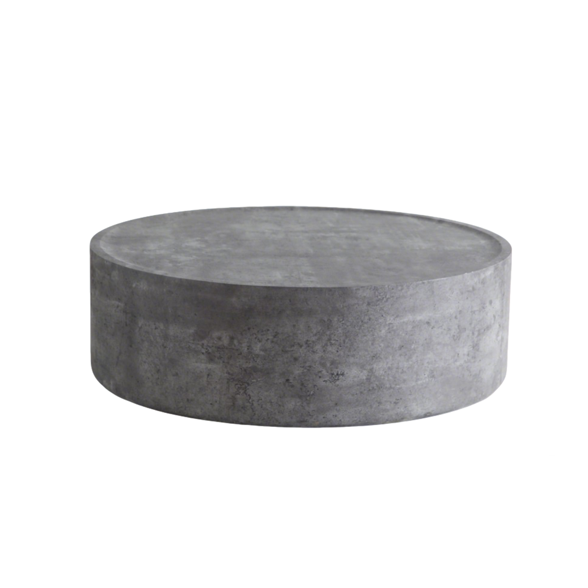 39.37" Round Coffee Table with Faux Concrete Finish by HouseOfZazla
