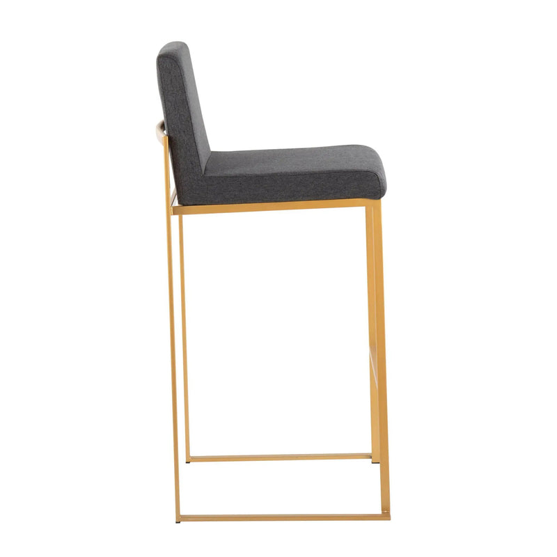 Fuji - Contemporary Design High Back Barstool by HouseOfZazla