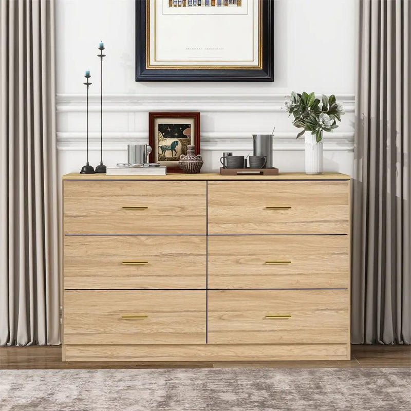 Modern 6-Drawer Dresser by HouseOfZazla