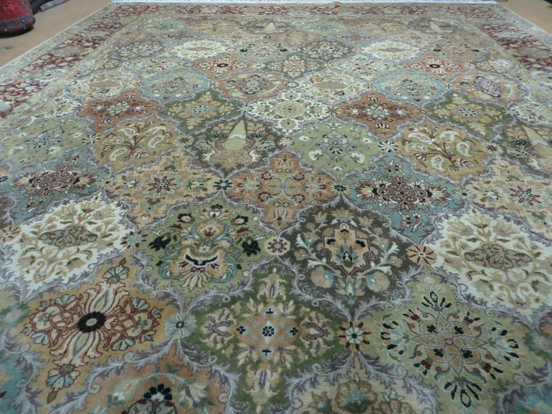 8' X 10' Safavieh Handmade Pakistan Oriental Floral Wool Rug Hand Knotted Organic by Jewel Rugs