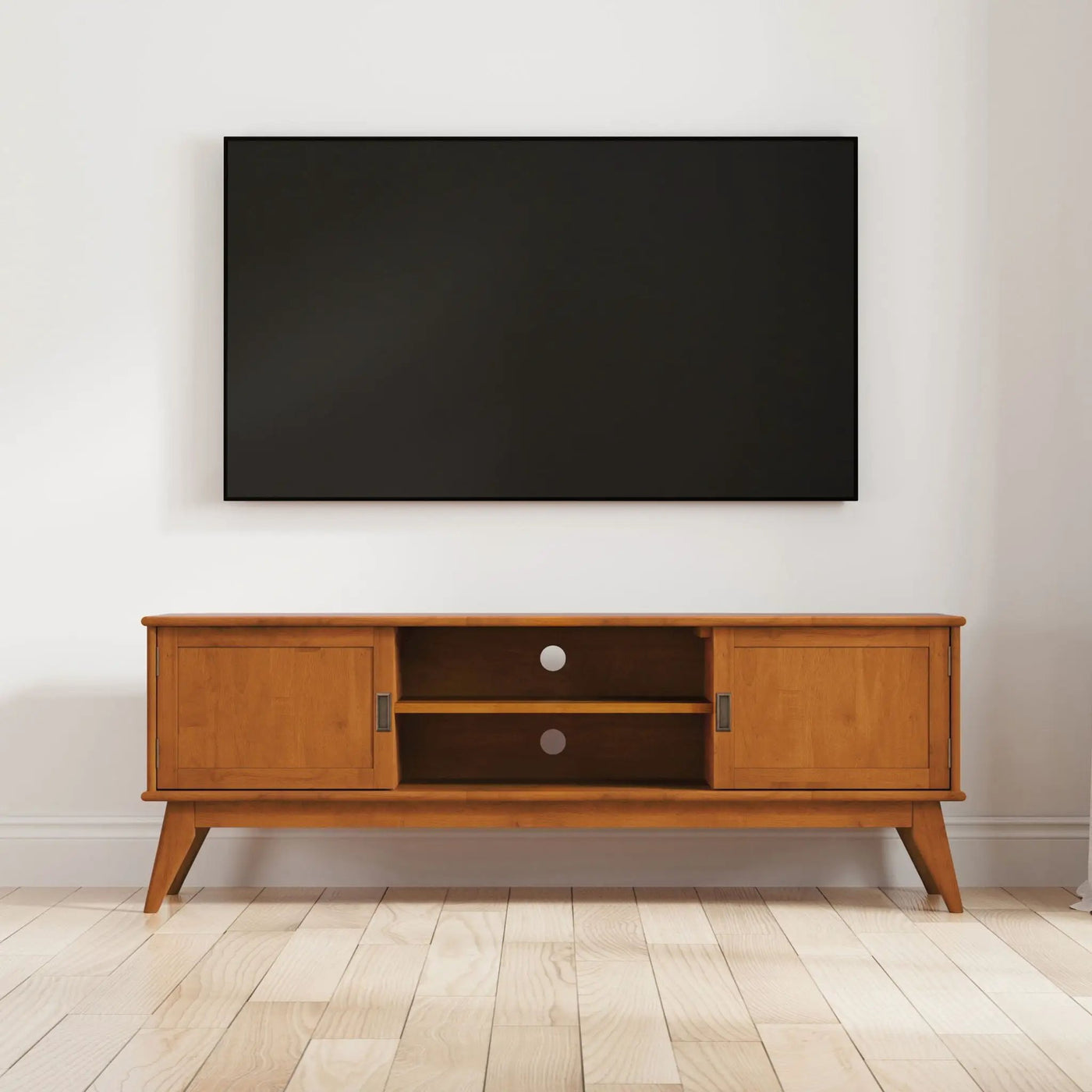 Draper - Handcrafted Mid Century Low TV Media Stand by Unique Piece Furniture