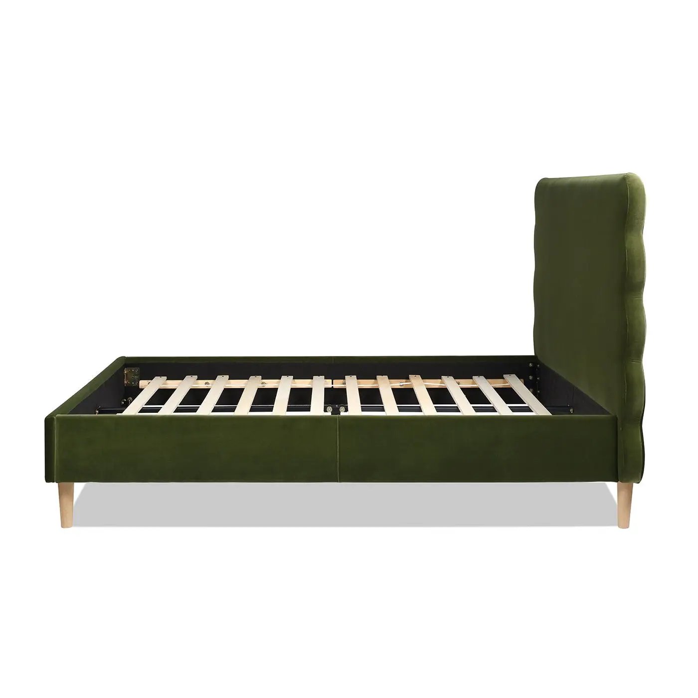 Stockholm - Modern Wavy Headboard Platform Bed by Unique Piece Furniture