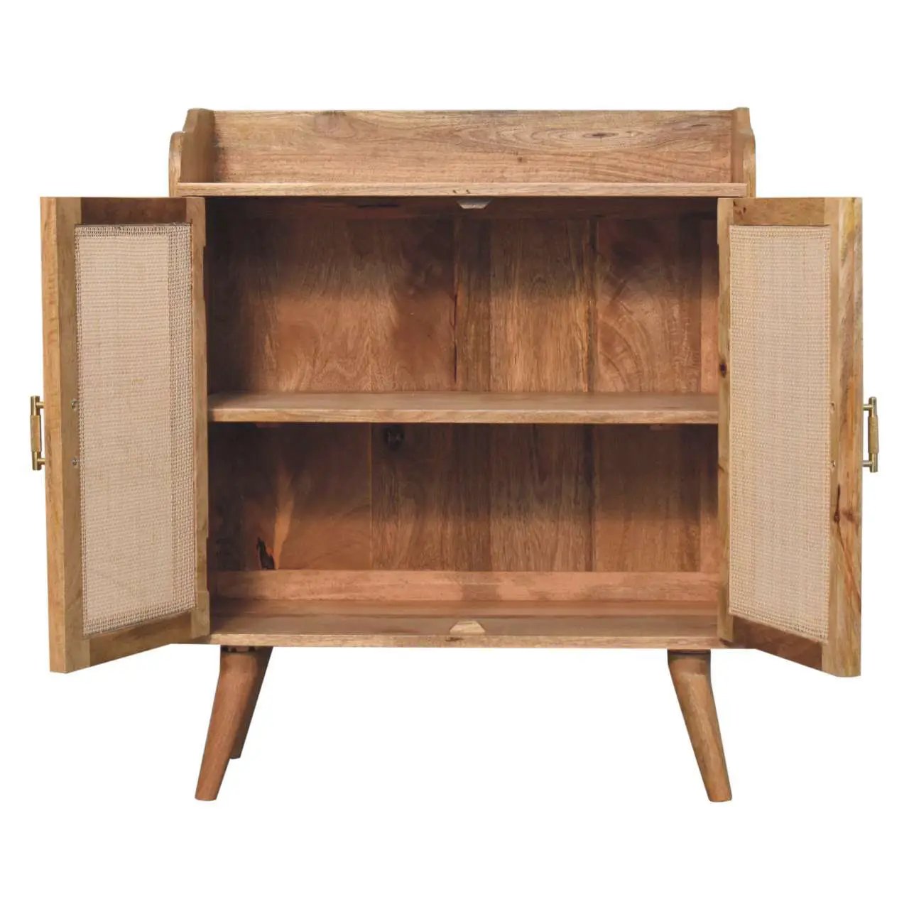 Larissa - T Bar Raised Cabinet - Brown by HouseOfZazla