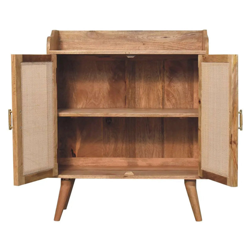 Larissa - T Bar Raised Cabinet - Brown by HouseOfZazla