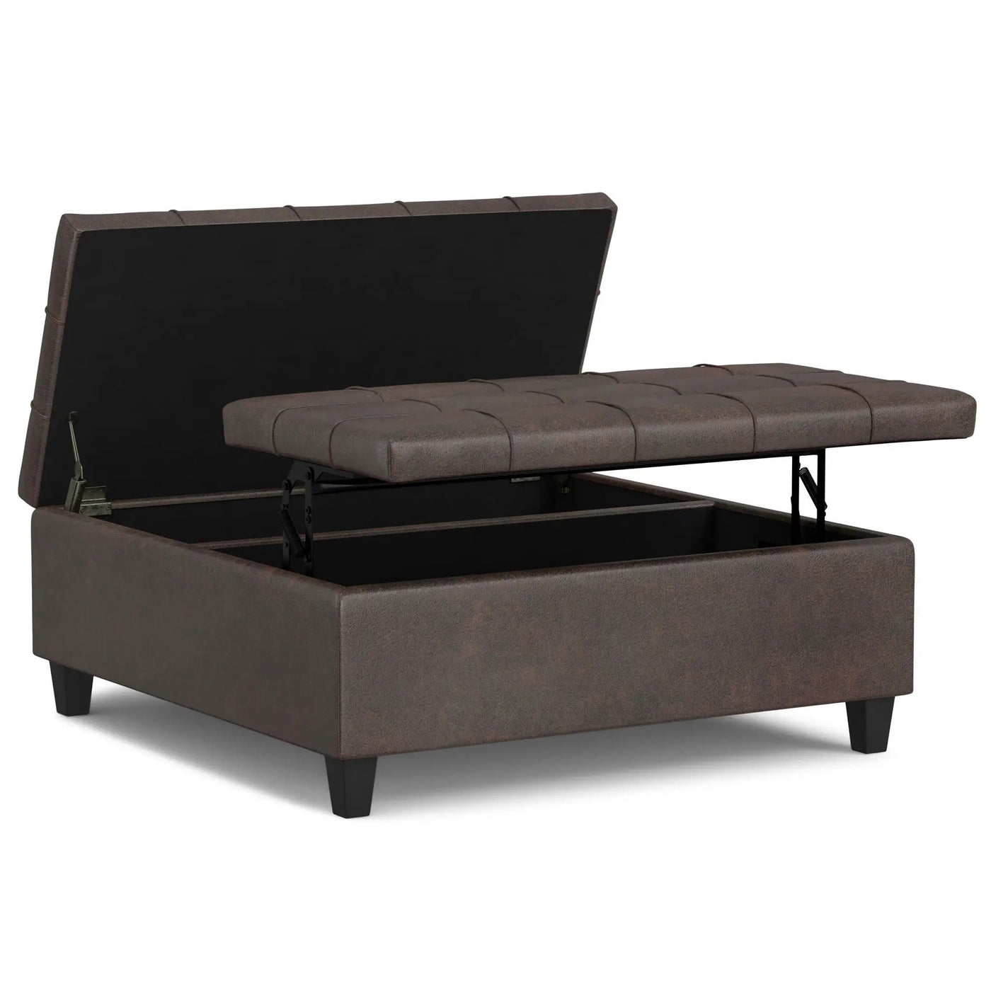 Harrison - Large Coffee Table Storage Ottoman by HouseOfZazla