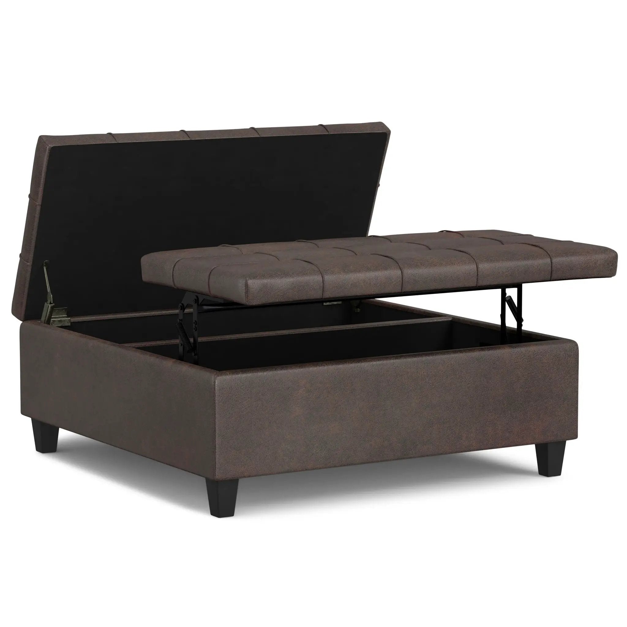 Harrison - Large Coffee Table Storage Ottoman by Unique Piece Furniture