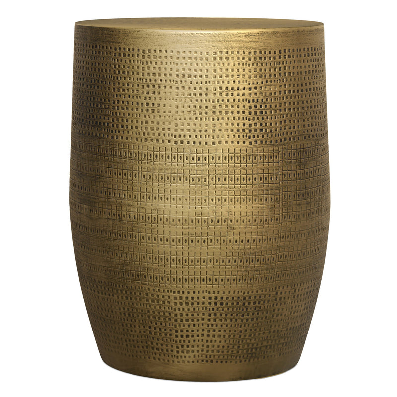 Johnsen - Morse Pattern Accent Table - Antique Brass by HouseOfZazla