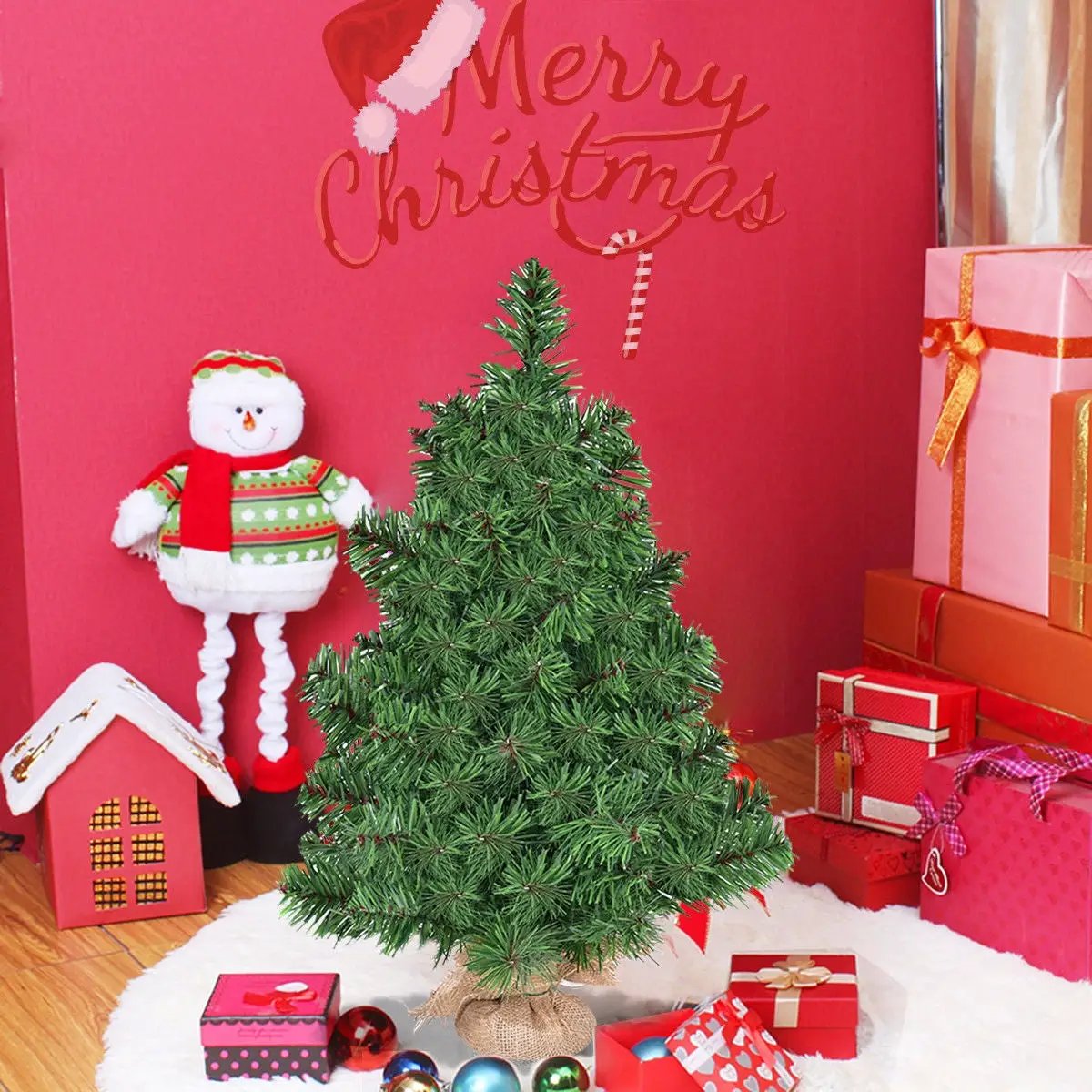 Holiday Season Decor Artificial PVC Christmas Tree, photo 5 of 16