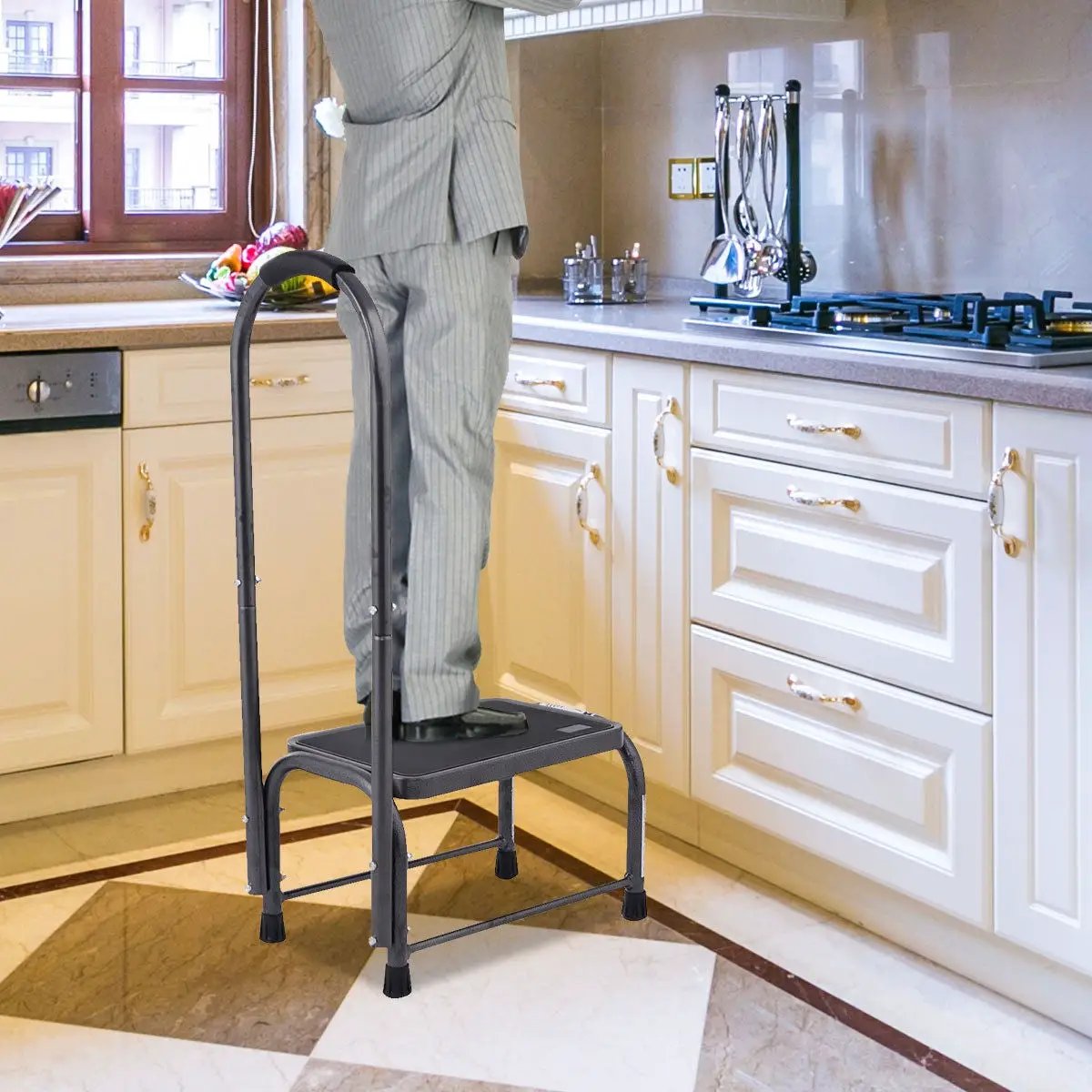 330 lbs Non-Slip Heavy Duty Step Stool by DirectDeals