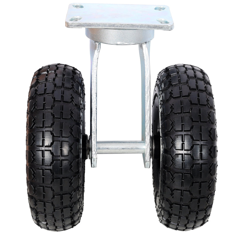 10 in Dual Air Wheels Swivel Caster, 660LBS Load Capacity by HouseOfZazla